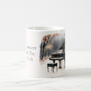Klavierkonzert im Park Kaffeetasse