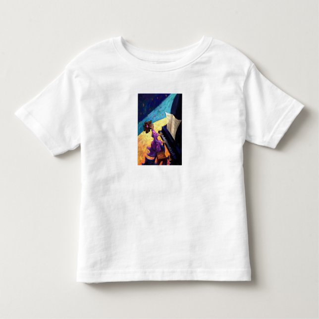 Klavierkonzert Kleinkind T-shirt (Vorderseite)