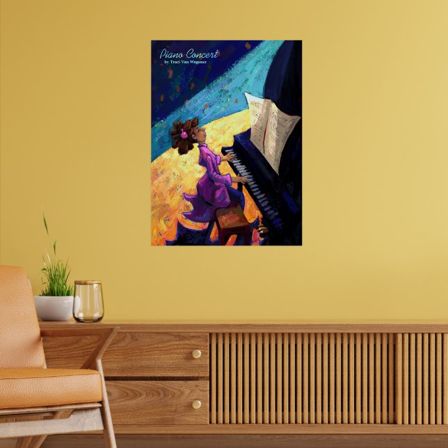 Klavierkonzert Poster (Wohnzimmer 2)