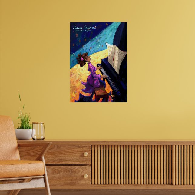 Klavierkonzert Poster (Wohnzimmer 2)
