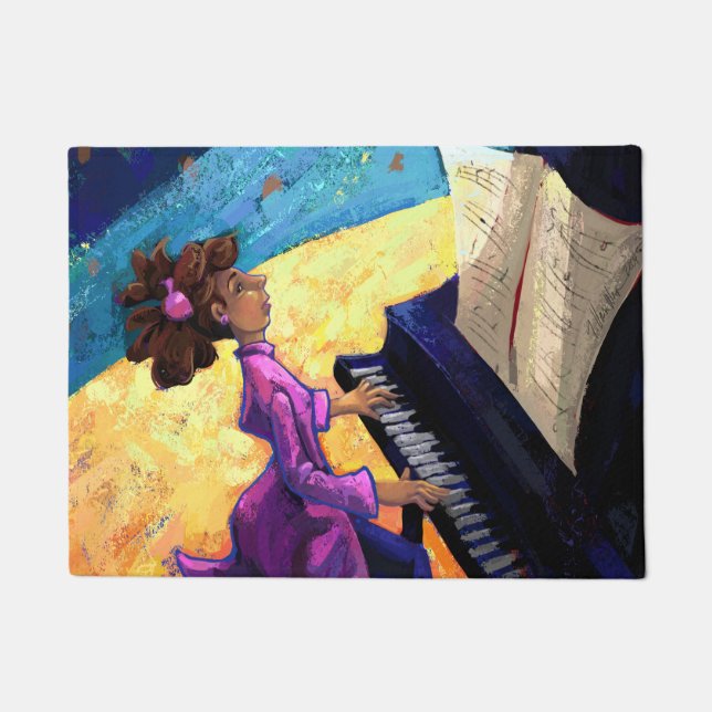 Klavierkonzerte Kunst Fußmatte (Vorderseite)