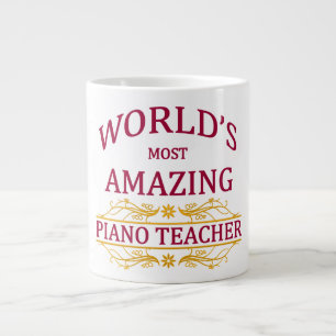 Klavierlehrer Jumbo-Tasse