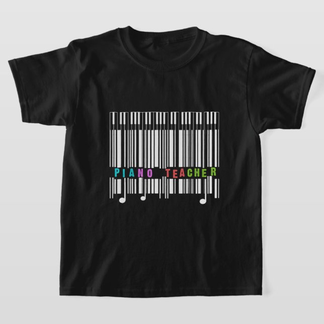 Klavierlehrer Musiker Musiker Pianist T-Shirt (Ablage )