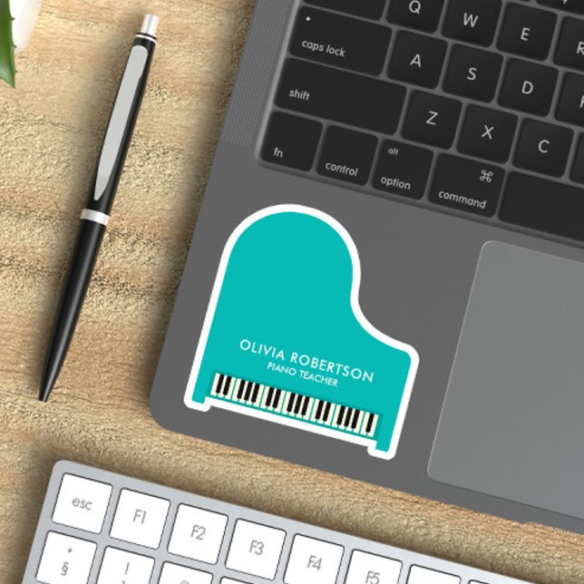 Klavierlehrer, Musikstudio, Klavierlehrer, Pianist Aufkleber (Von Creator hochgeladen)