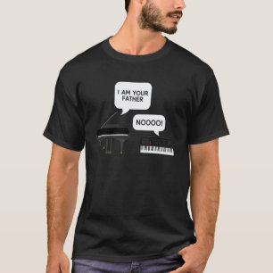 Klavierlehrer Pianist Keyboard Ich bin dein Vater  T-Shirt