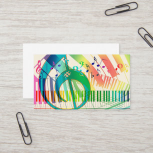 Klavierlehrer Visitenkarte
