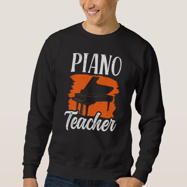 Klavierlehrerin Musikerin Premium Sweatshirt (Vorderseite)