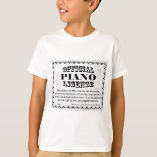 Klavierlizenz T-Shirt