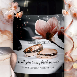 Klaviermusik Hochzeit Rings Bridesmaid Weinlabel Weinetikett
