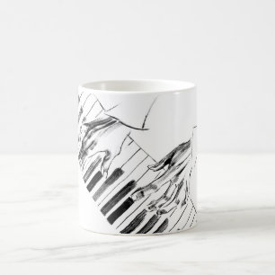 Klaviermusik Kaffeetasse