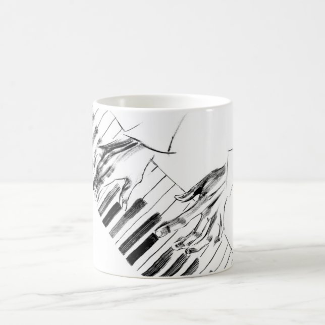 Klaviermusik Kaffeetasse (Mittel)