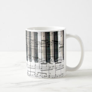 Klaviermusik Kaffeetasse