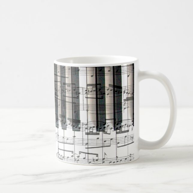 Klaviermusik Kaffeetasse (Rechts)