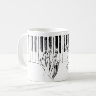 Klaviermusik Kaffeetasse
