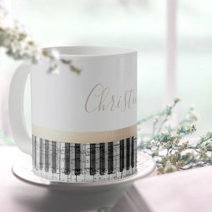 Klaviermusik Kaffeetasse