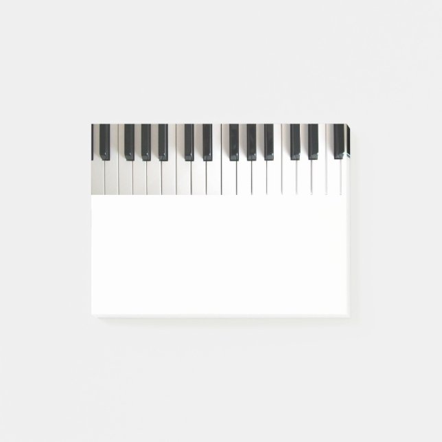 Klaviermusik Post-it Klebezettel (Vorderseite)