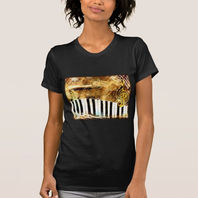 Klaviermusik T-Shirt (Vorderseite)