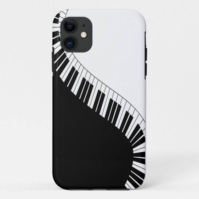 Klaviermusikdesign Case-Mate iPhone Hülle (Rückseite)
