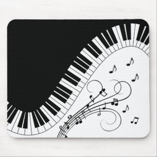 Klaviermusikdesign Mousepad