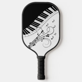 Klaviermusikdesign Pickleball Schläger