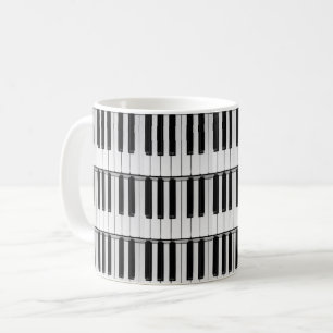 Klaviermuster Kaffeetasse