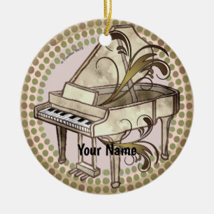 Klavierrhythmus keramik ornament
