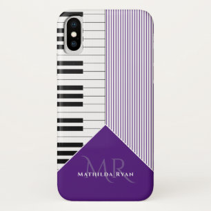 Klavierschlüssel königlich lila Case-Mate iPhone hülle