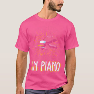 Klavierspieler-Geschenk für Mädchen Klassische Mus T-Shirt