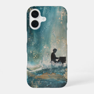 Klavierspieler iPhone 16 Hülle