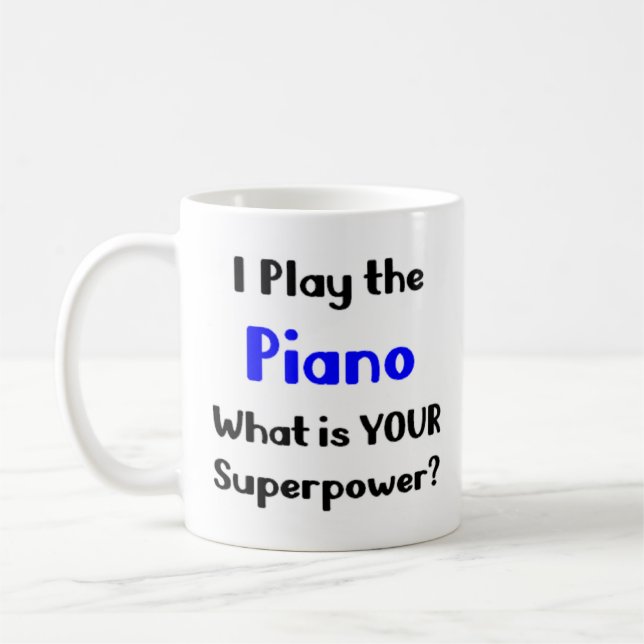 Klavierspieler Kaffeetasse (Links)