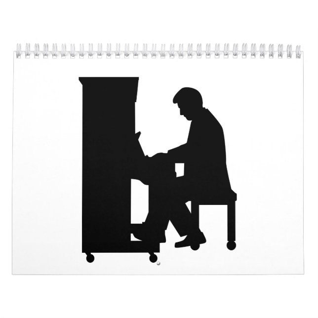 Klavierspieler Kalender (Titelbild)