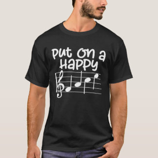 Klavierspieler Keyboarder-Geschenk auf einen glück T-Shirt