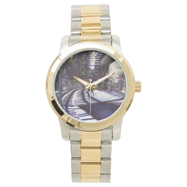 Klavierstühlen Armbanduhr (Vorderseite)