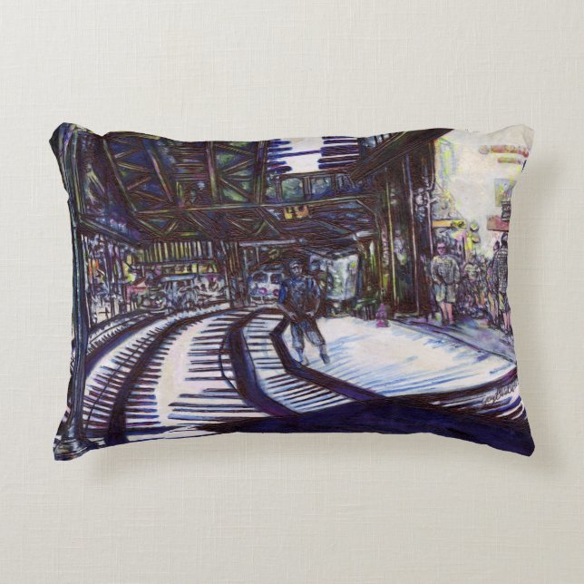 Klavierstühlen Dekokissen (Vorderseite)