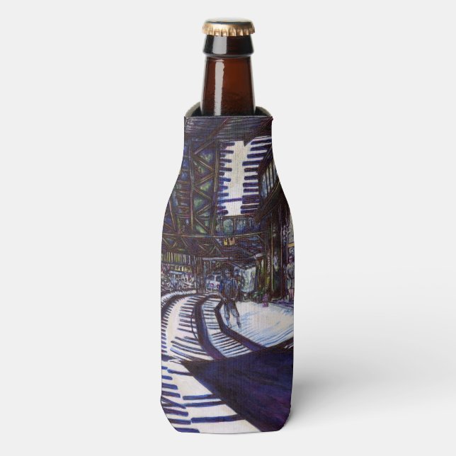 Klavierstühlen Flaschenkühler (Flaschenvorderseite)