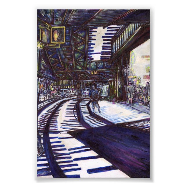 Klavierstühlen Fotodruck (Vorne)