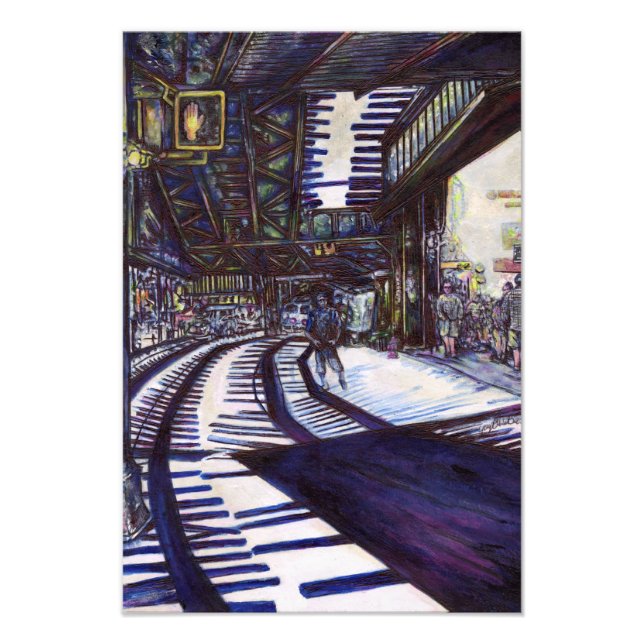 Klavierstühlen Fotodruck (Vorne)