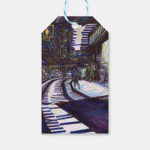 Klavierstühlen Geschenkanhänger