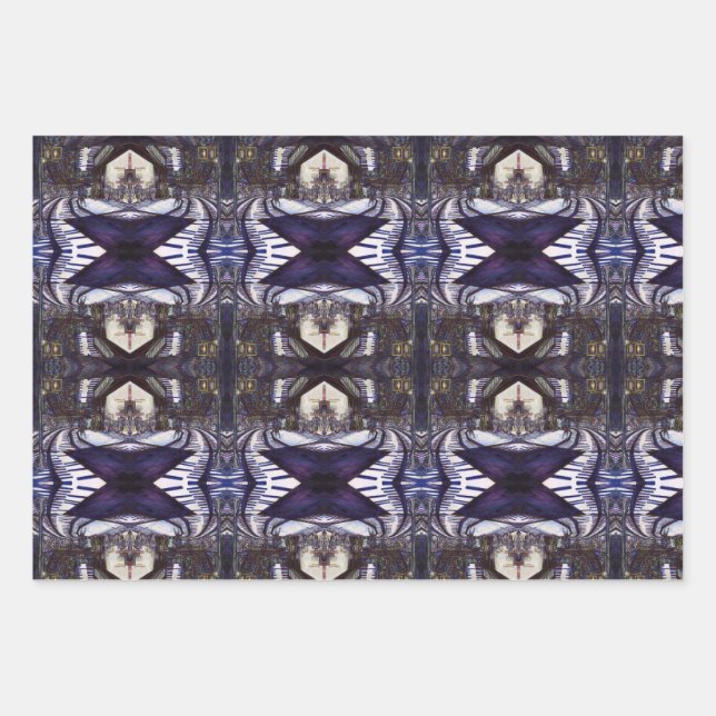 Klavierstühlen Geschenkpapier Set (Vorderseite)