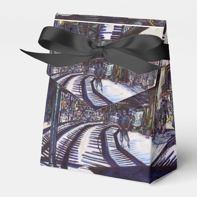 Klavierstühlen Geschenkschachtel (Vorderseite)