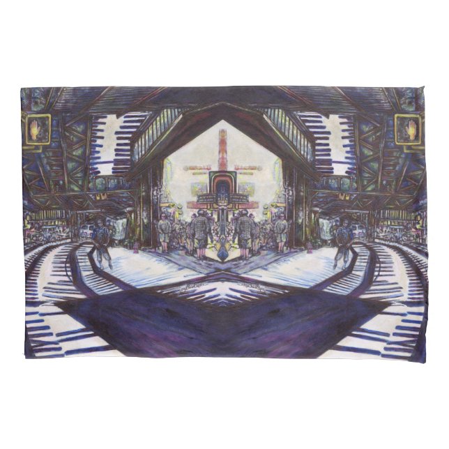 Klavierstühlen Kissenbezug (Vorderseite)