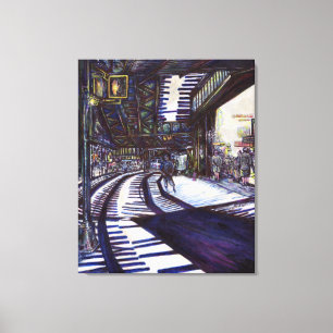 Klavierstühlen Leinwanddruck