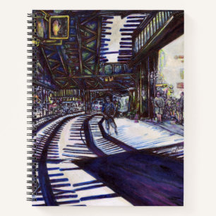 Klavierstühlen Notizbuch