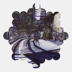 Klavierstühlen Ornament Karte