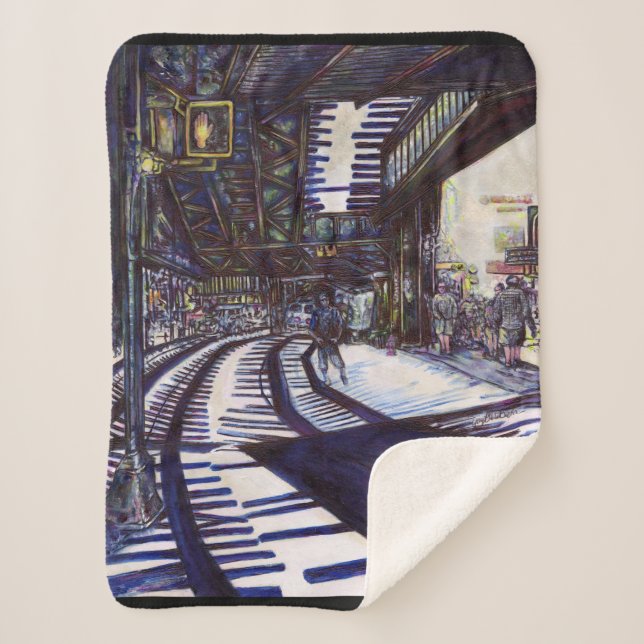 Klavierstühlen Sherpadecke (Vorderseite)