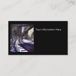 Klavierstühlen Visitenkarte