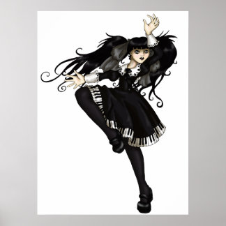 Klaviertanz Poster
