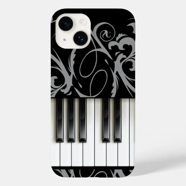 Klaviertastatur Case-Mate iPhone Hülle (Rückseite)
