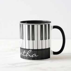 Klaviertastatur-Design-Tasse Tasse