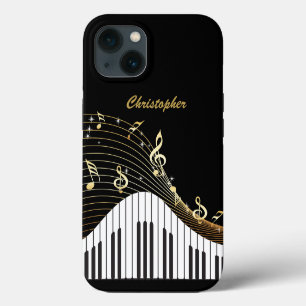 Klaviertastatur-Musik iPhone 13 Hülle